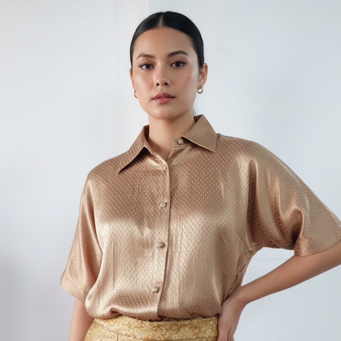 MASHRU SILK SHIRT