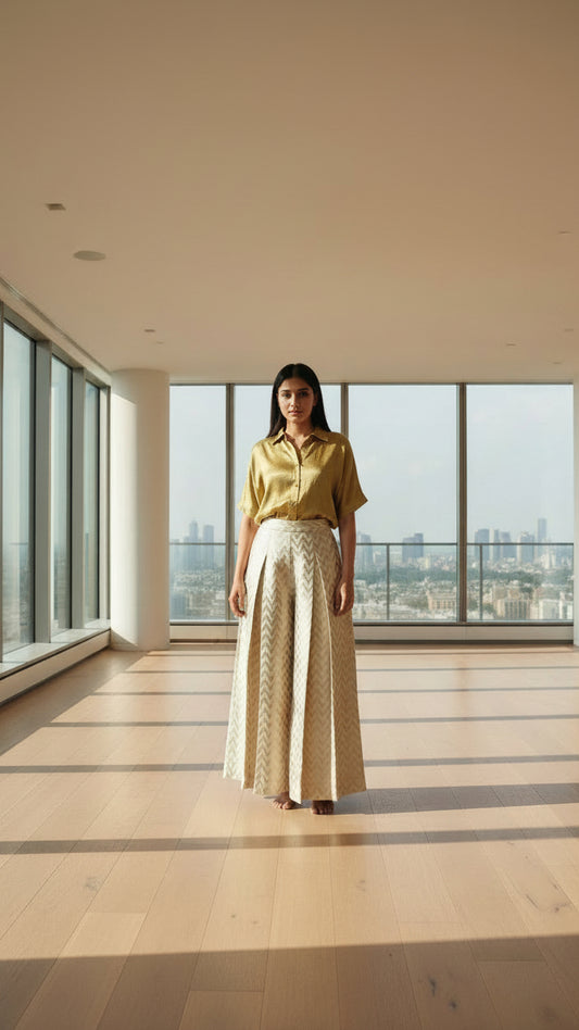 MASHRU SILK SHIRT