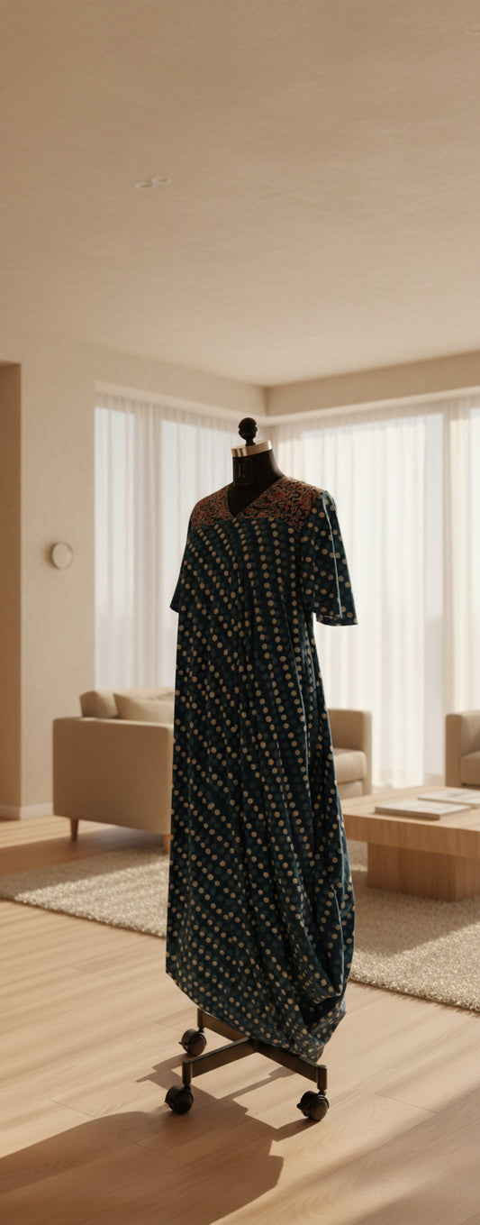 Long cowl dress