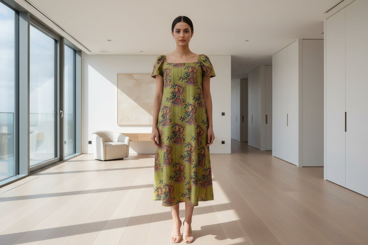 Silk dress