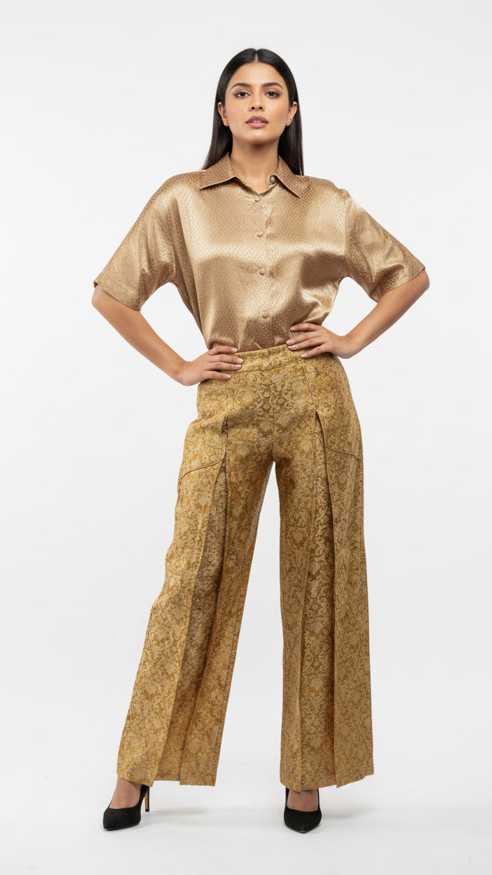 MASHRU SILK SHIRT