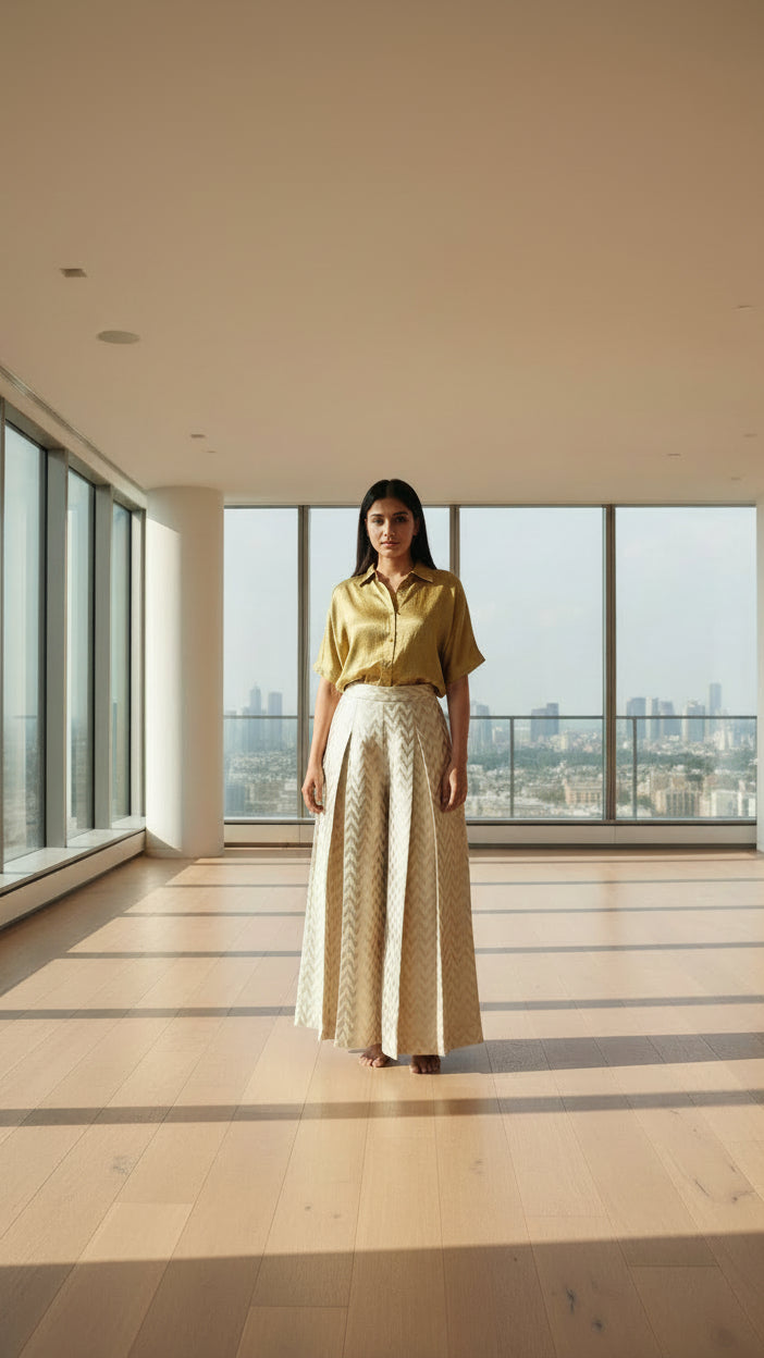 MASHRU SILK SHIRT