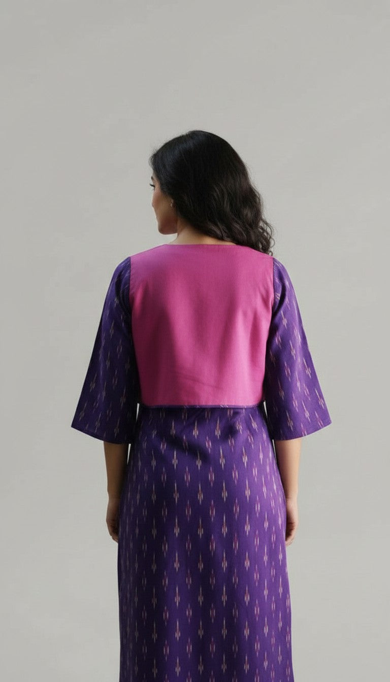 Ikkat co-ord set